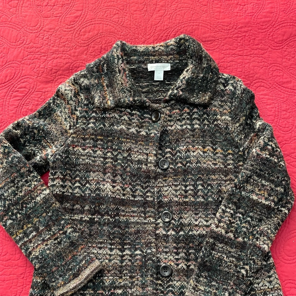Christopher & Banks sweater jacket